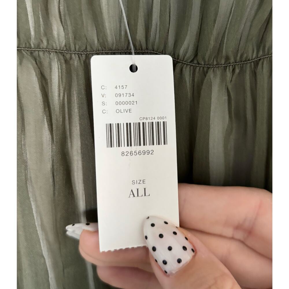 Anthropologie Sheer Pleated Cover-Up - Picture 4 of 5